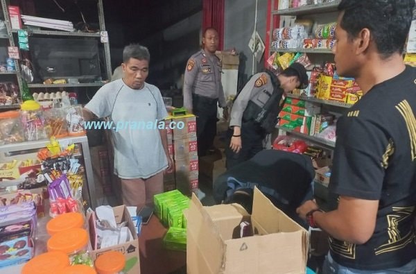 Ratusan Botol Miras Ilegal Disita dari Toko Kelontongan di Bontang