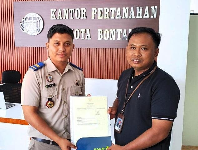 BPN Bontang Serahkan Sertipikat Aset Negara untuk Cegah Sengketa Tanah
