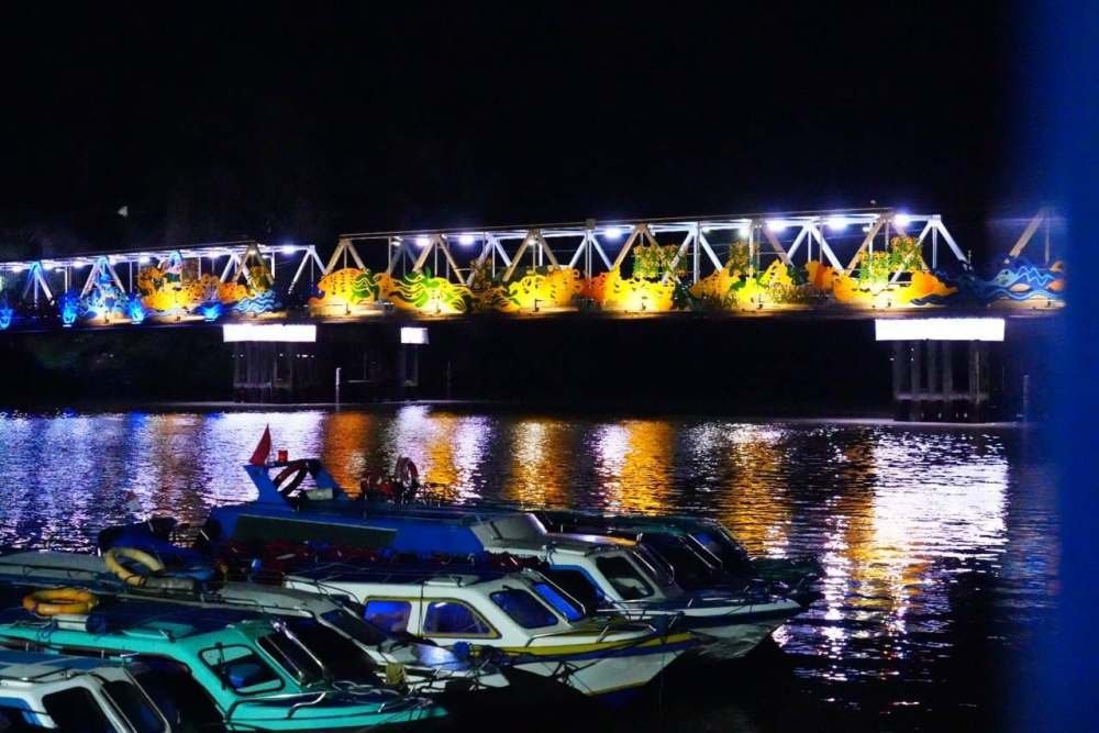 Elemen Estetis Jembatan Sambaliung Resmi Diluncurkan, Ikon Baru Pariwisata Berau