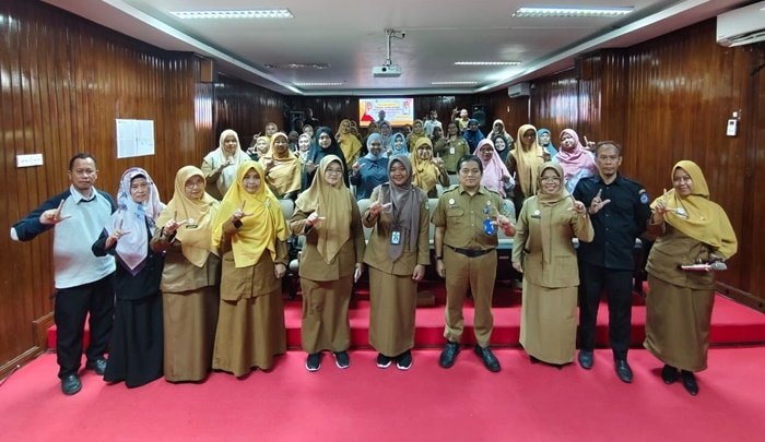DPK Bontang Latih Petugas Perpustakaan Tangani Situasi Darurat untuk ABK dan Lansia
