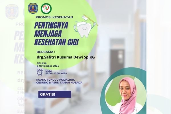 Dukung Kesehatan Gigi, Ikuti Kegiatan Promosi di RSUD Taman Husada Bontang
