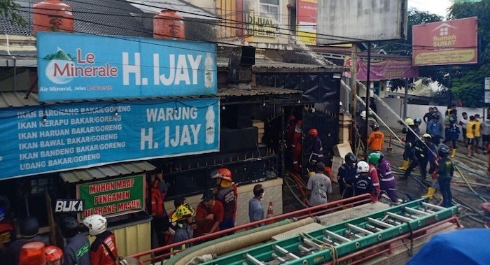 Gas Bocor, Belasan Karyawan Rumah Makan Samarinda Alami Luka Bakar