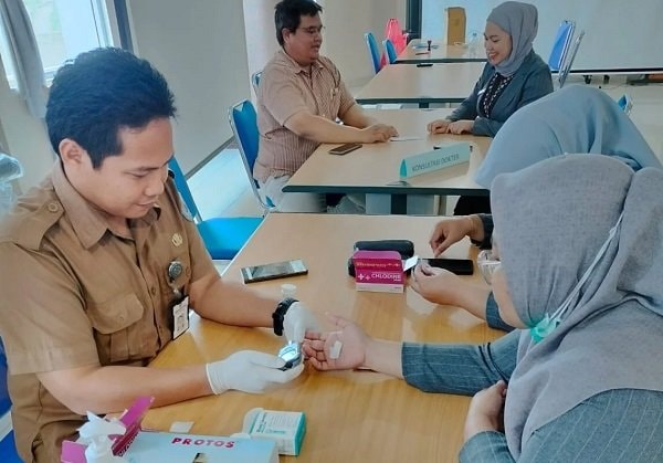 Jaga Kesehatan Sejak Dini, RSUD Taman Husada Bontang Gelar Skrining PTM untuk Masyarakat