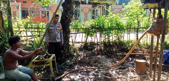 Kado Hari Bhayangkara, Polres Pangkep Bikin Sumur Bor untuk Warga