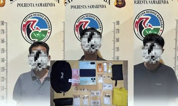 Dari Hotel di Samarinda ke Rak Dapur Tenggarong, Sabu Hampir Setengah Kilo Disita