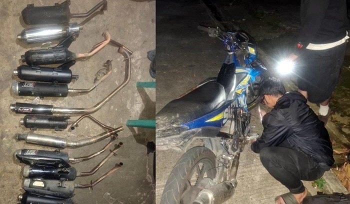 Suara Bising Knalpot Brong, Polresta Balikpapan Tertibkan 12 Motor