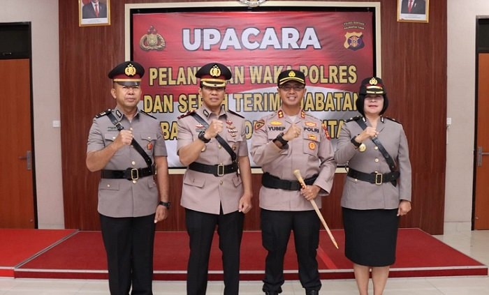 Dua Pejabat Utama Polres Bontang Berganti, Kapolres “Wanti-Wanti” di Tahun Politik