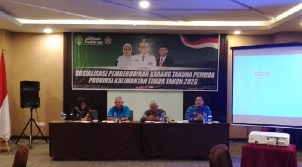Dispora Kaltim Gelar Sosialisasi Pemberdayaan Karang Taruna Pemuda di Balikpapan