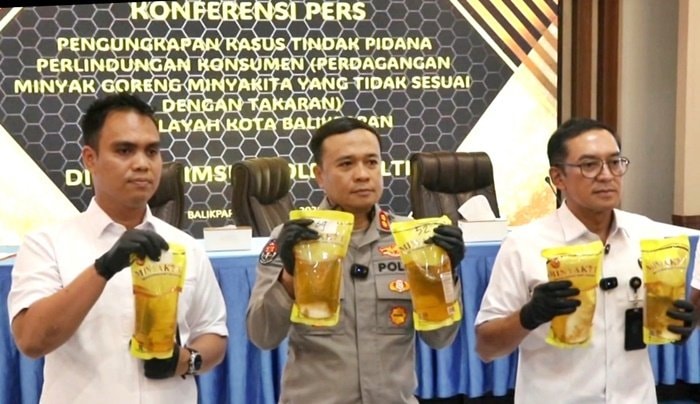 10.224 Bungkus Minyakita Beredar di Kaltim, Isi Kurang hingga 50 ml