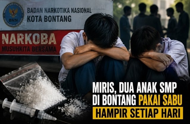 Miris, Dua Anak SMP di Bontang Pakai Sabu Hampir setiap Hari