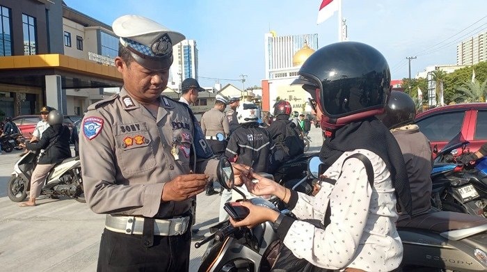Hari Pertama Operasi Patuh Mahakam 2025 di Balikpapan: 28 Pengendara Terjaring Tilang