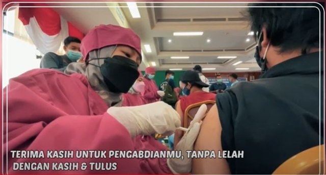 VIDEO: Apresiasi Vaksinasi untuk Pers kepada Insan Medis