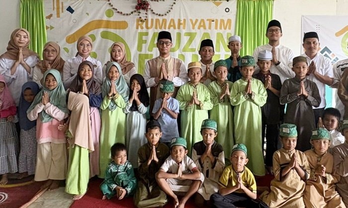 BPN/ATR Bontang Salurkan Bantuan Sembako untuk Anak Yatim di Rumah Yatim Fauzan Fauzi
