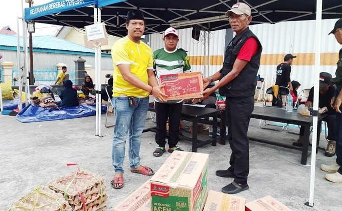 Pemuda Pancasila Bontang Selatan Salurkan Bantuan untuk Korban Kebakaran Gang Intan