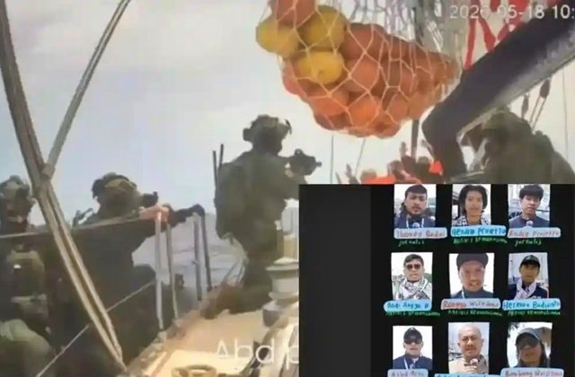 11 Kapal Misi Gaza Dicegat, Tiga Wartawan Indonesia Ikut Terjebak