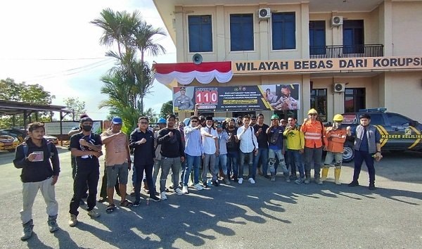 Buntut Demonstrasi Pupuk Kaltim, Dua 'Pentolan' Masyarakat Bufferzone Menggugat Diperiksa Polisi