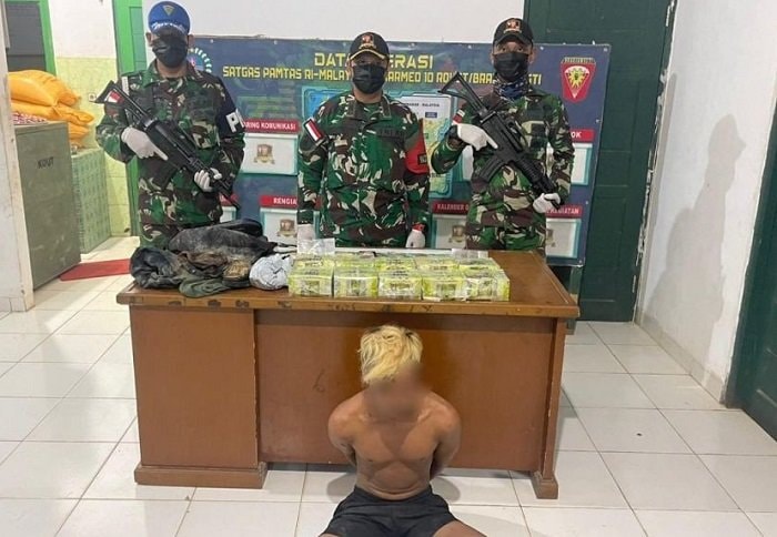 Tergiur Upah Tinggi, Buruh Sawit Nekat Selundupkan 10 Kg Sabu
