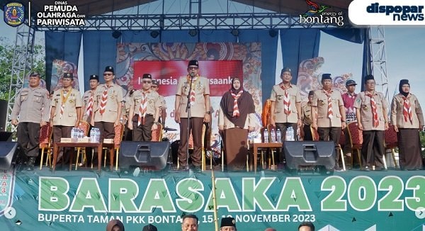 Apresiasi Perkemahan Barasaka 2023, Dispora Kaltim: Pramuka jadi Pengembangan Potensi Diri