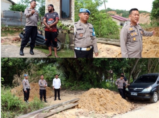 Kapolsek Bontang Barat Pastikan Netral Tangani Polemik Tambang Galian C di Kanaan