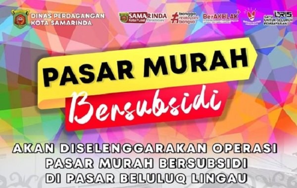 Cuma 2 Hari! Pasar Murah di Samarinda, Daging hingga Beras Dijual Harga Miring