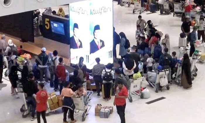 Puncak Arus Balik 2026, 23 Ribu Penumpang Padati Bandara Sepinggan Balikpapan
