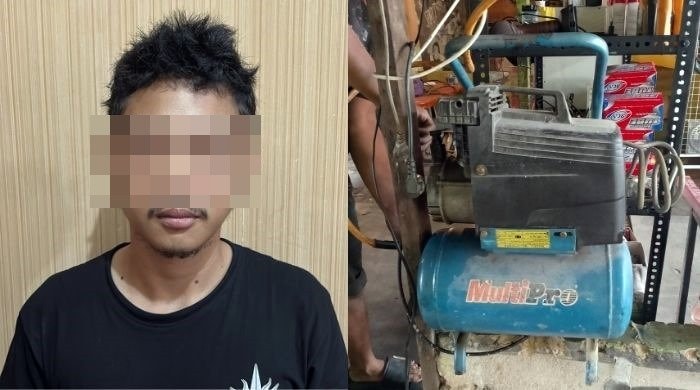 Nekat Curi Kompresor, Pria di Bontang Barat Langsung Diciduk Polisi