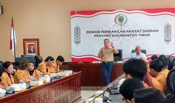 DPRD Kaltim Terima Mahasiswa Unmul, Beri Edukasi Politik Santun