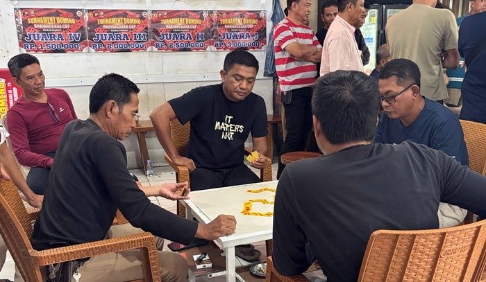 Meriah! Polres Pangkep Tutup Turnamen Domino Hari Bhayangkara ke-79, Ini Daftar Pemenangnya