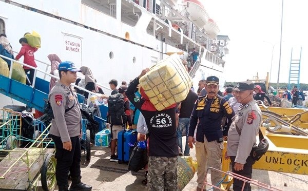 970 Penumpang KM Binaiya Tiba di Pelabuhan Lok Tuan Bontang dengan Selamat