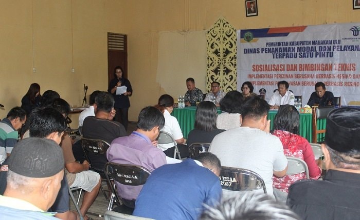 Berkunjung ke Perbatasan Negara RI, DPMPTSP Kaltim Sosialisasikan Implementasi Perizinan dan Pengawasan Perizinan Berbasis Risiko untuk UMKM Lokal