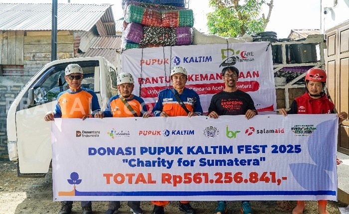 Pupuk Kaltim Salurkan Bantuan Rp561 Juta untuk Korban Banjir Aceh Tamiang, Relawan Turun Langsung ke Lapangan