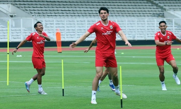 Latihan Perdana Timnas Indonesia, Elkan Baggott Kembali Perkuat Garuda