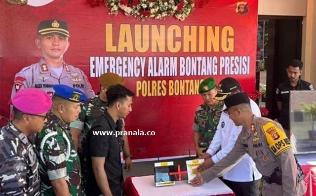 Antisipasi Hadapi Gangguan Kamtibmas, Kapolres Bontang Luncurkan System Emergency Alarm Bontang Presisi