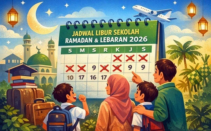 Libur Sekolah Ramadan 2026 Resmi Ditetapkan, Ini Rincian Tanggalnya