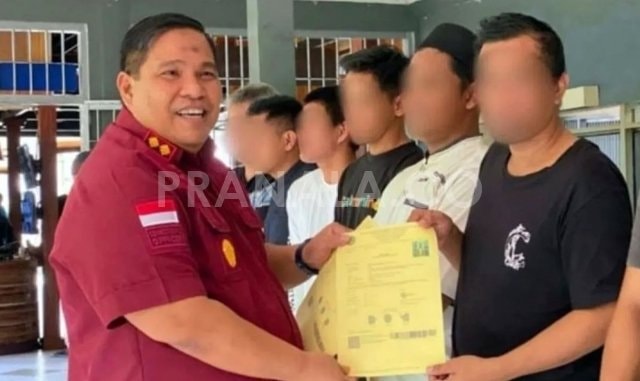 Jelang Lebaran, 11 Warga Binaan Rutan Samarinda Kaltim Hirup Udara Bebas