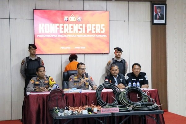 Curi Alat Jaringan Telkom, Residivis asal Balikpapan Ini Nekat Babat 38 Tower di Tiga Daerah