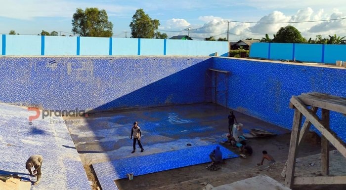 Mutu atau Deadline? Proyek Kolam Rp9 Miliar SMKN 2 Sangatta Utara Diuji di Sisa Waktu