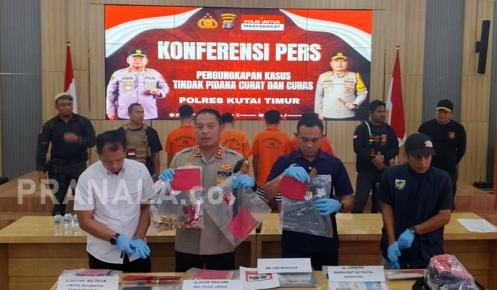 Rampok BRILink di Kutim Terungkap, Tiga Pelaku Diamankan, Satu Masih Buron