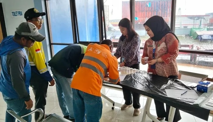 BNN Tes Urine Puluhan Buruh Pelabuhan Bontang, Hasilnya?