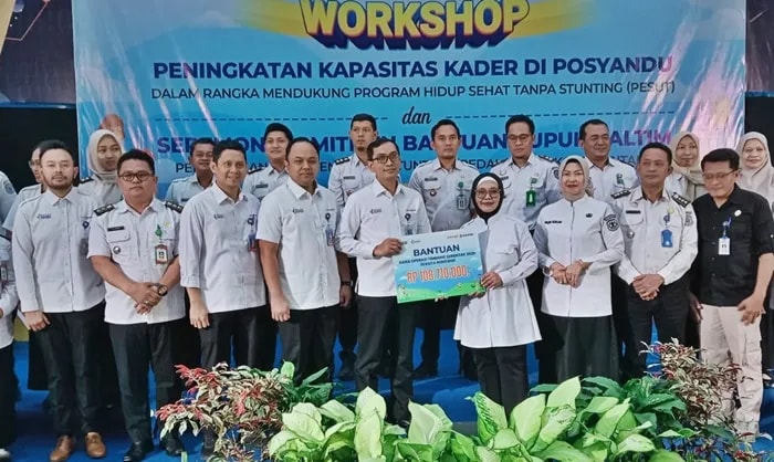 Pupuk Kaltim Gelontorkan Rp750 Juta, Bontang Perkuat Kader Posyandu Perangi Stunting