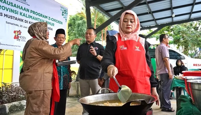 Suntikan Modal Usaha Ayam Krispi Rp20 Juta dari BAZNAS Kaltim di Samarinda