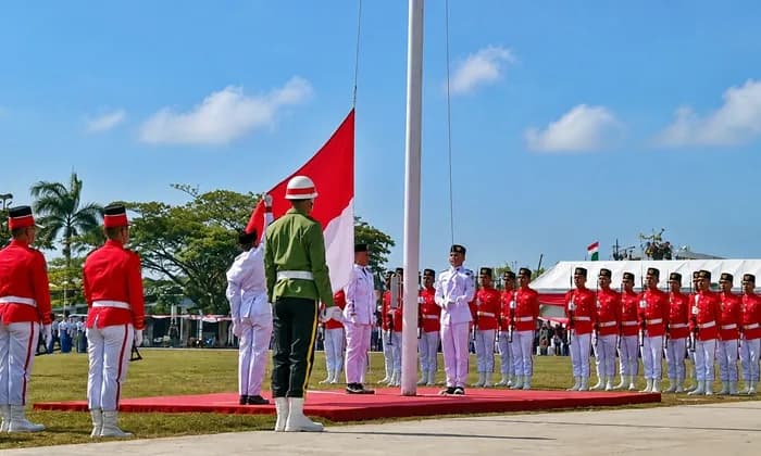 Daftar Petugas Upacara HUT ke-81 RI di Bontang, Ini Sederet Perwira dan Pelajar Pilihan