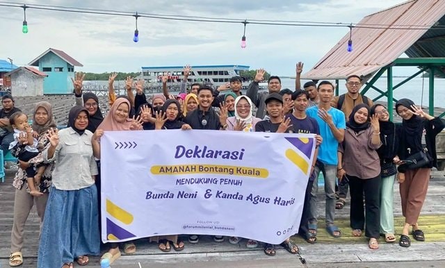 Amanah Gerakkan 1.000 Anggota untuk Menangkan Neni-Agus di Pilkada Bontang