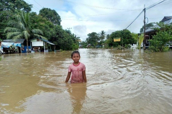 11 Desa di Kaltara Lebaran di Tengah Banjir