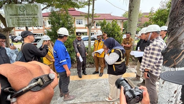 Baru 27 Persen, Proyek Trotoar Rp14 Miliar di Ruhui Rahayu Balikpapan Dikebut