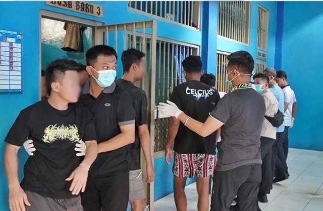 Razia Lapas Bontang Sisir Blok Hunian, Cegah Barang Terlarang