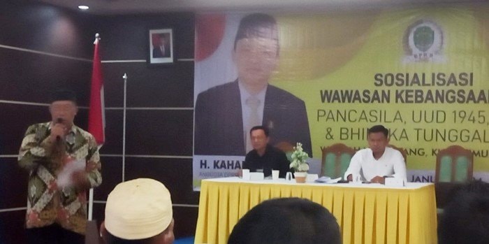 Perkuat Wawasan Masyarakat tentang Kebangsaan, Kaharudin Jafar Gelar Sosialisasi