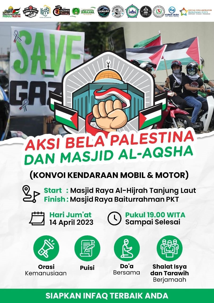 Puluhan Organisasi di Bontang Bakal Gelar Konvoi, Bentuk Kepedulian Atas Palestina dan Masjid Al-Aqsha