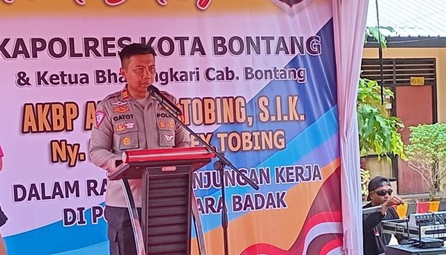 Polsek Muara Badak Berupaya Meningkatkan Citra Positif Polri di Masyarakat
