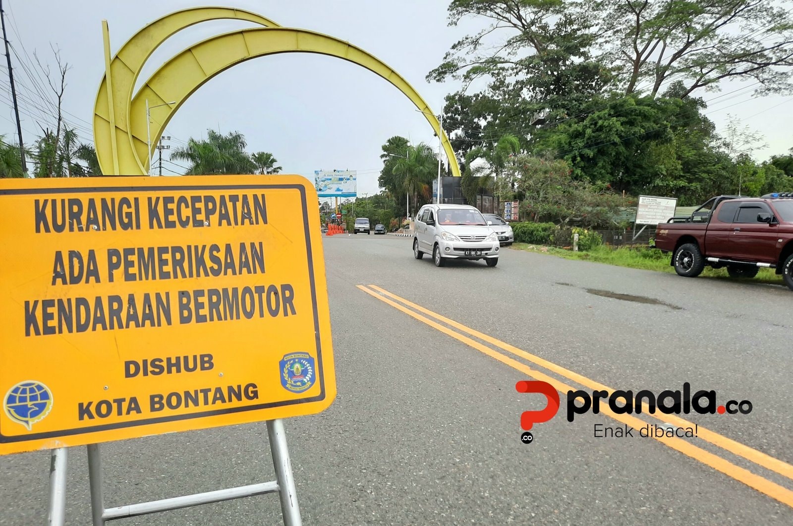 Mau Masuk Bontang, Pengendara Wajib Pakai Masker!